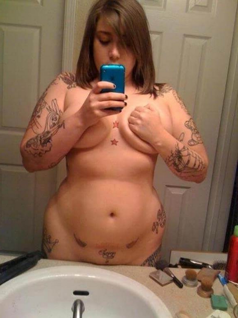 Young chubby selfie nude