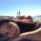 photos sexy selfie à la plage en vacances