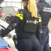 beau cul de femmes de la police